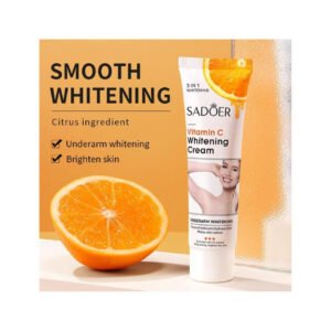كريم تبييض المناطق الداكنة بفيتامين c من sadoer