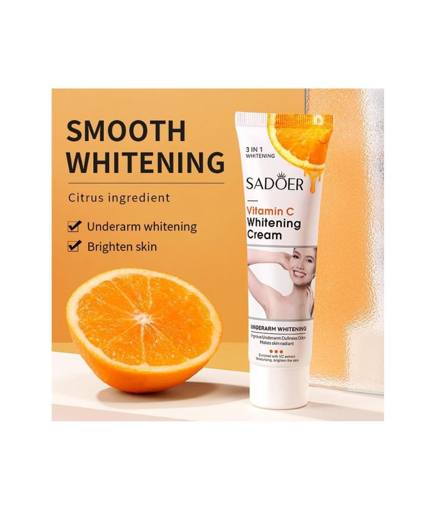 كريم تبييض المناطق الداكنة بفيتامين c من sadoer كريم تبييض المناطق الداكنة بفيتامين c من sadoer